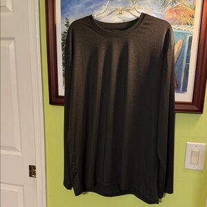 Men's Dark Gray Dr-Fit Long Sleeve Shirt